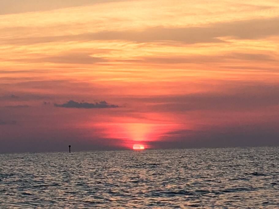 Cocktails ready- sunset everynight