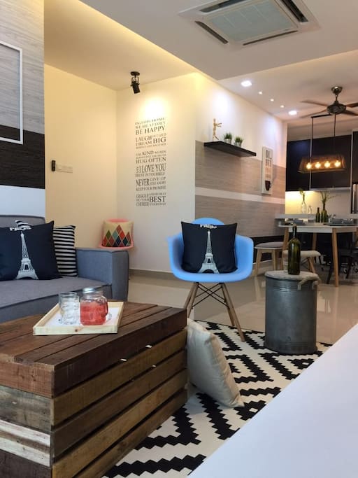 Living Hall with Sofa Bed
