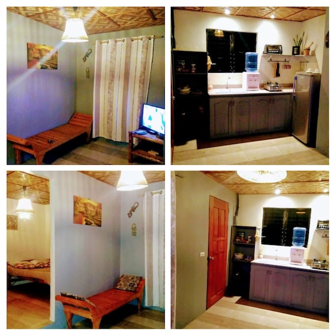 open living room and kitchen