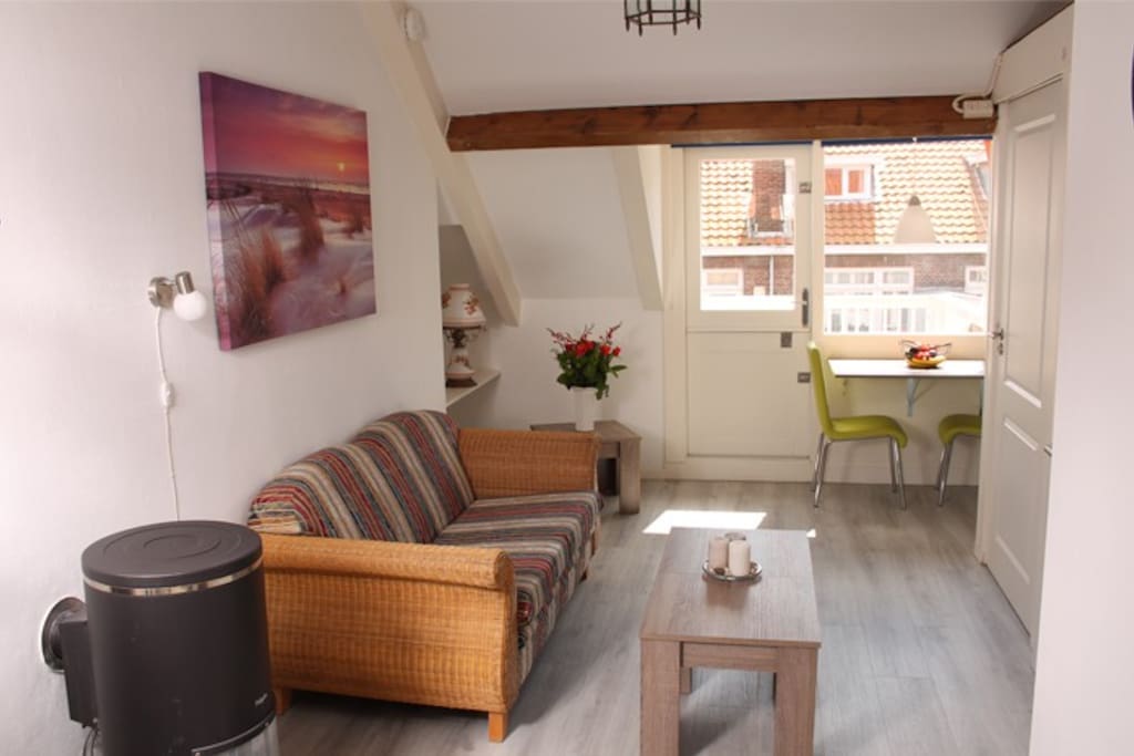 Living room cosily furnished