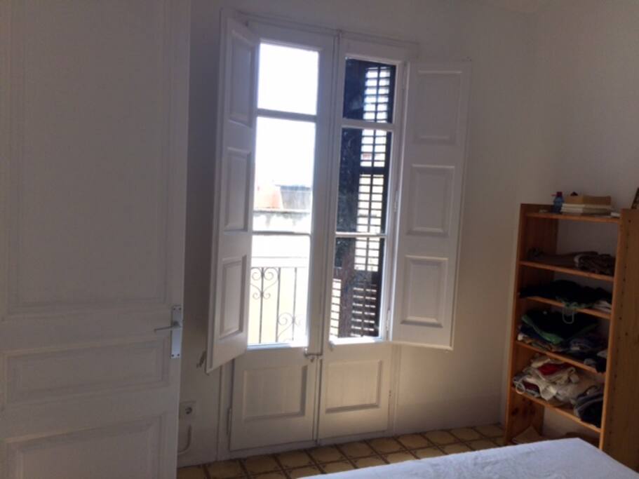Balcón de la habitación principal