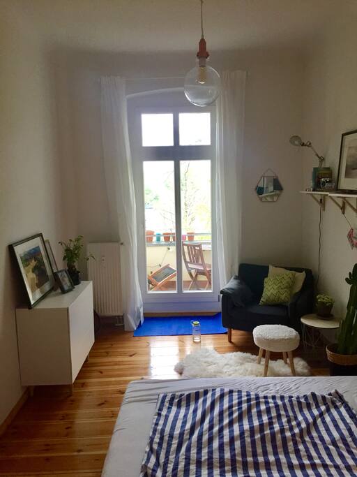 Bedroom II with a sunny Balcony