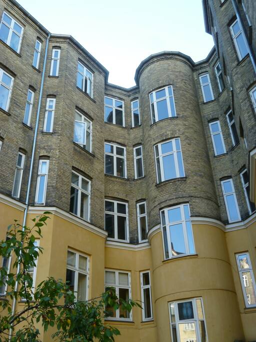 Our flat - from the yard