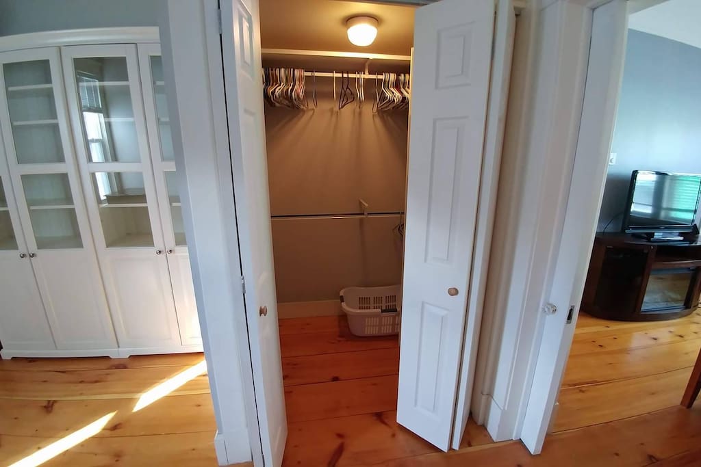 Private walk-in closet