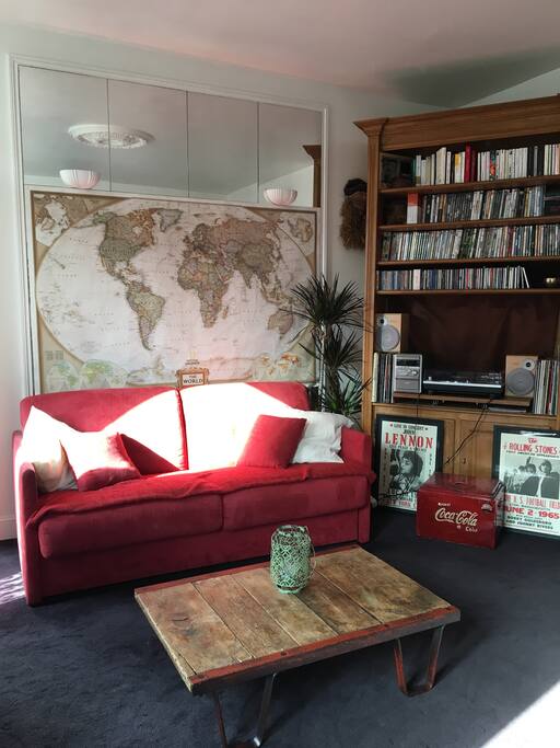 Canapé du salon confortable // living room with the sofa