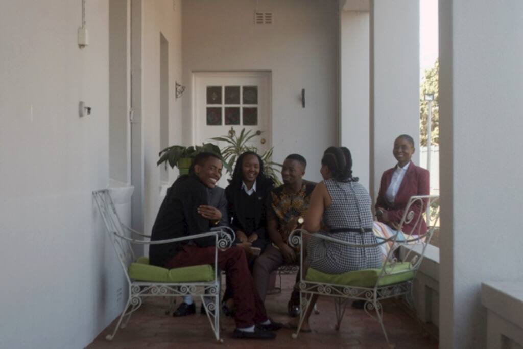 Enjoy conversation and visitors on our veranda