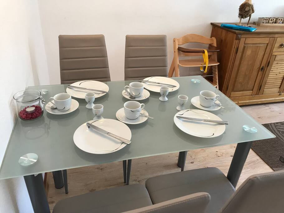 Essplatz für 4 Personen