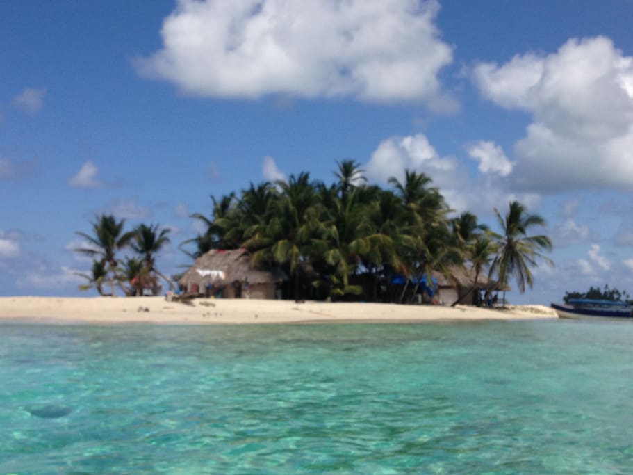 una delle 370 isole che compongono San Blas