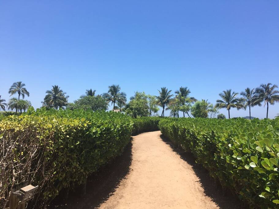 Acesso a praia