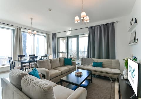 Wanderlust {Ease By Emaar} | Beautiful 1 Bedroom with Breathtaking Burj Khalifa View