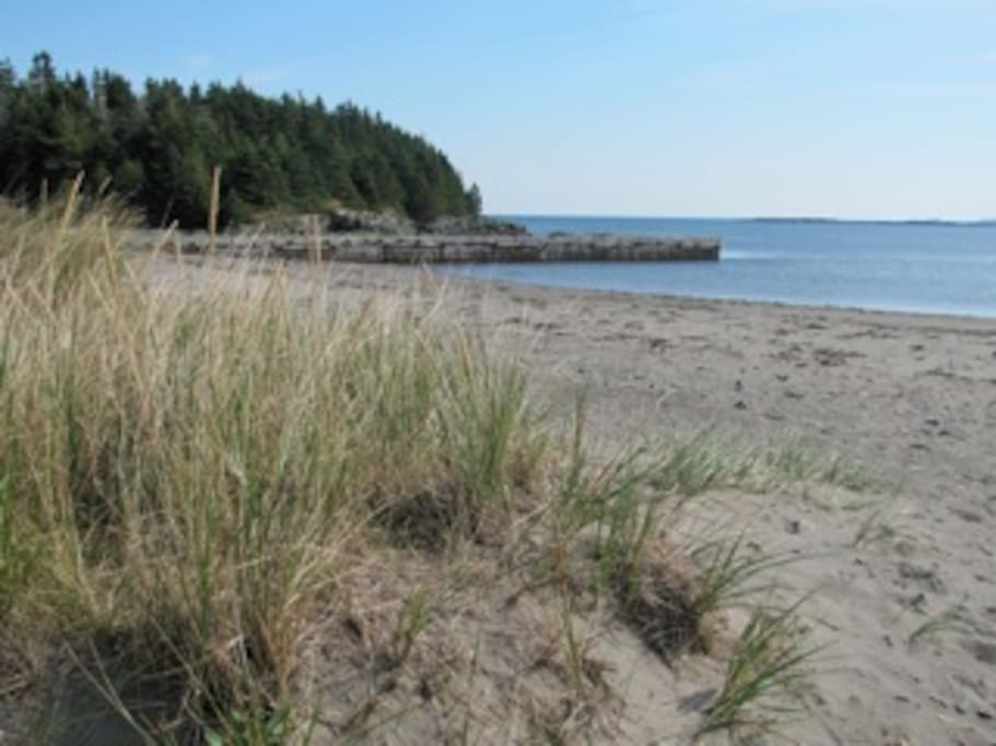 A view of Pondville Beach