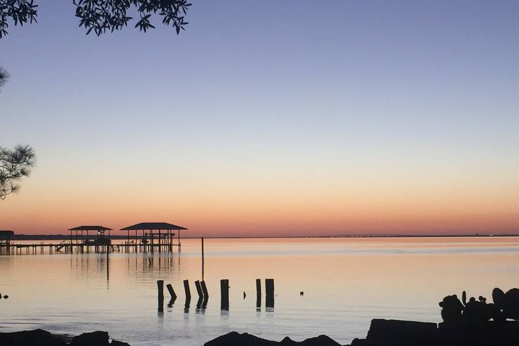 Sunsets from our deck
