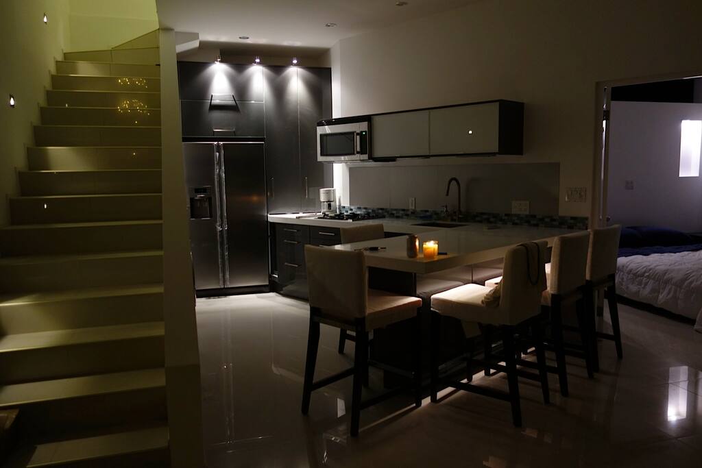 The kitchen at night