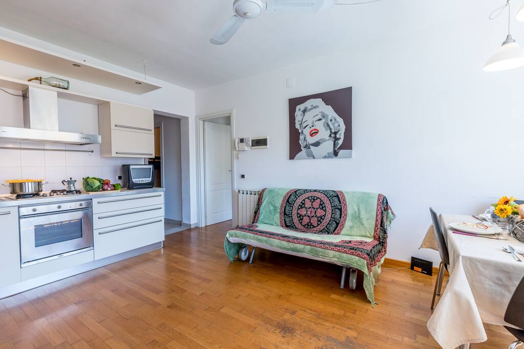 Double sofa bed for extra guests