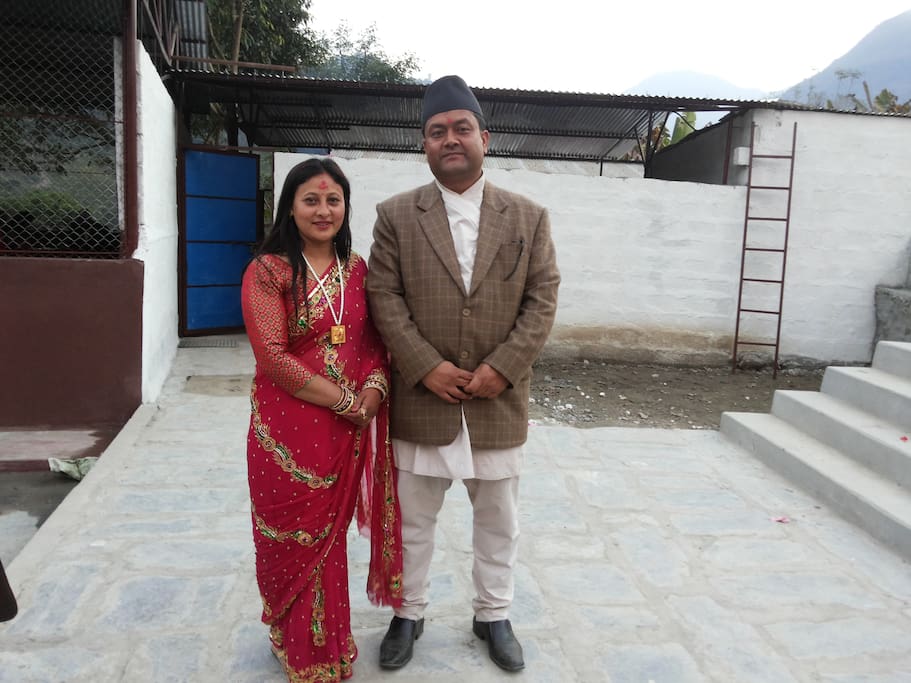 Me (Narayan) and my wife (Sita).