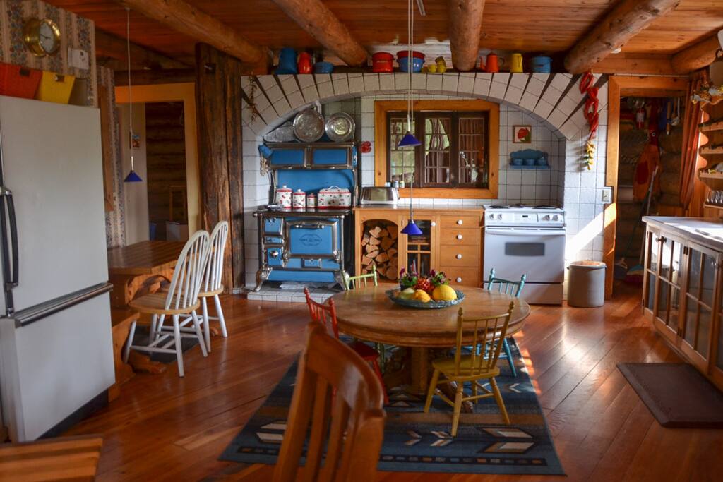 Large fully equipped kitchen