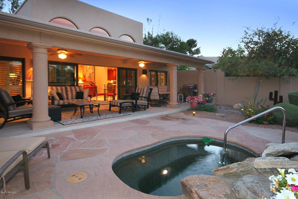 Spa looking toward Patio