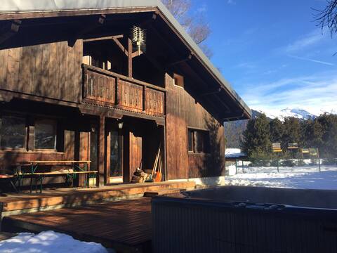 Chalet with HotTub Morillon village Ski / Summer