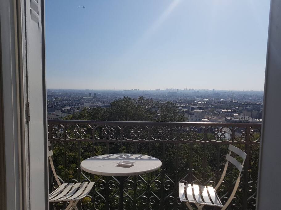 and balcony from the living room