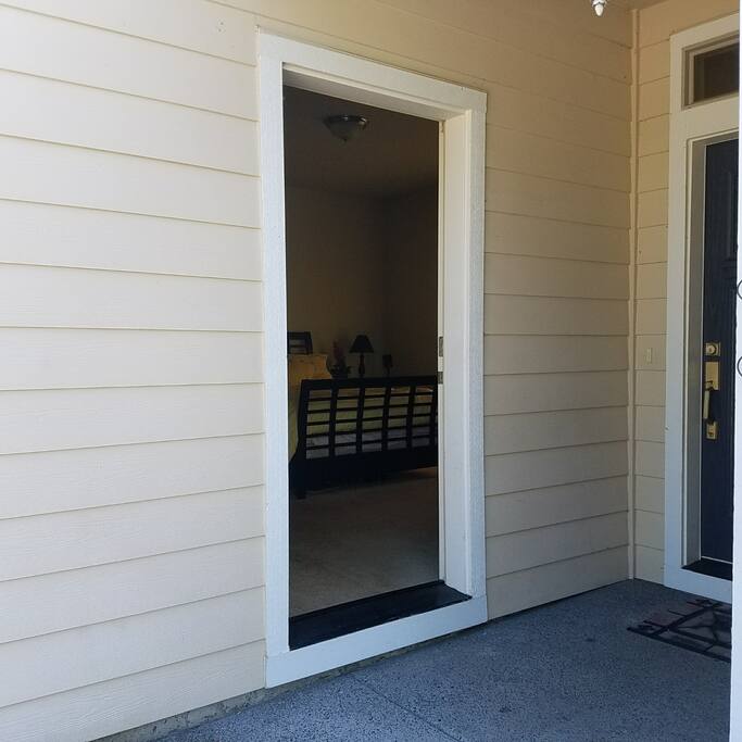 Private entrance to Mother in Law suite.