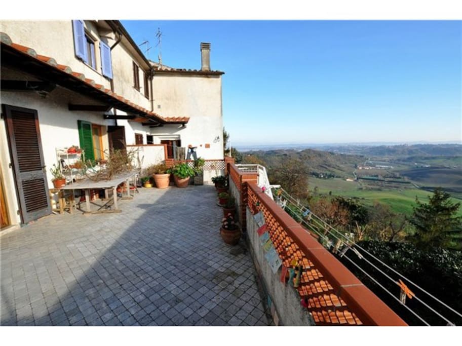 the terrace