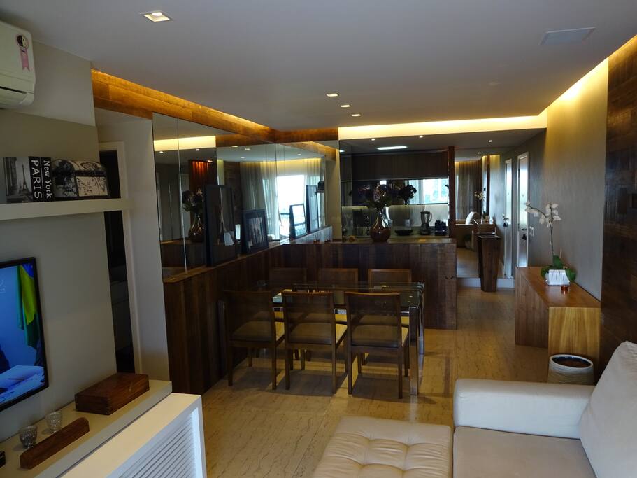 Sala de jantar e estar