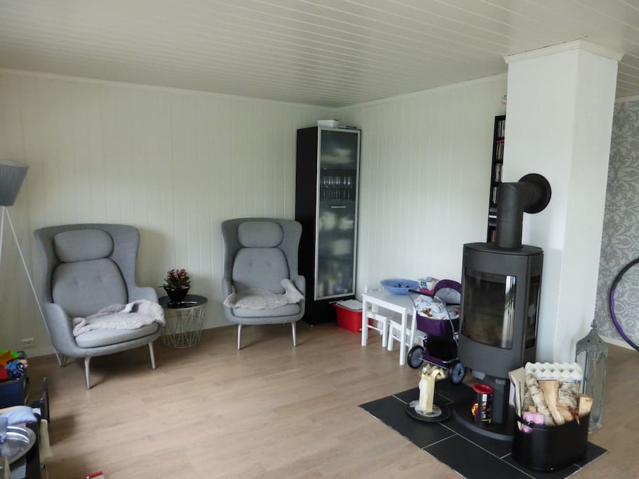 Relax area infront of the fireplace