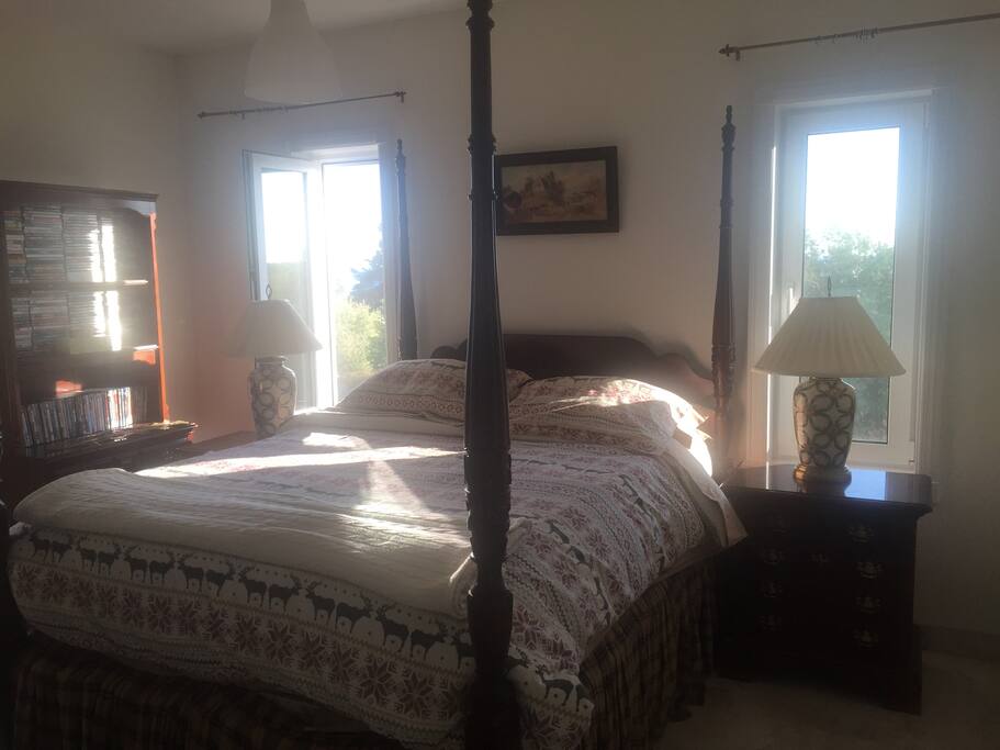 beautiful queen poster bed