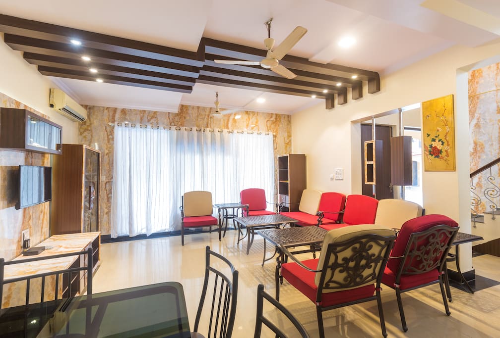 Fully furnished living room