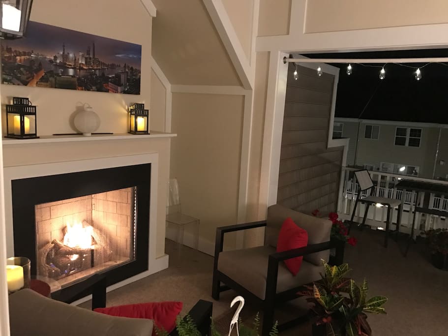 Loft area - perfect for a summer night!