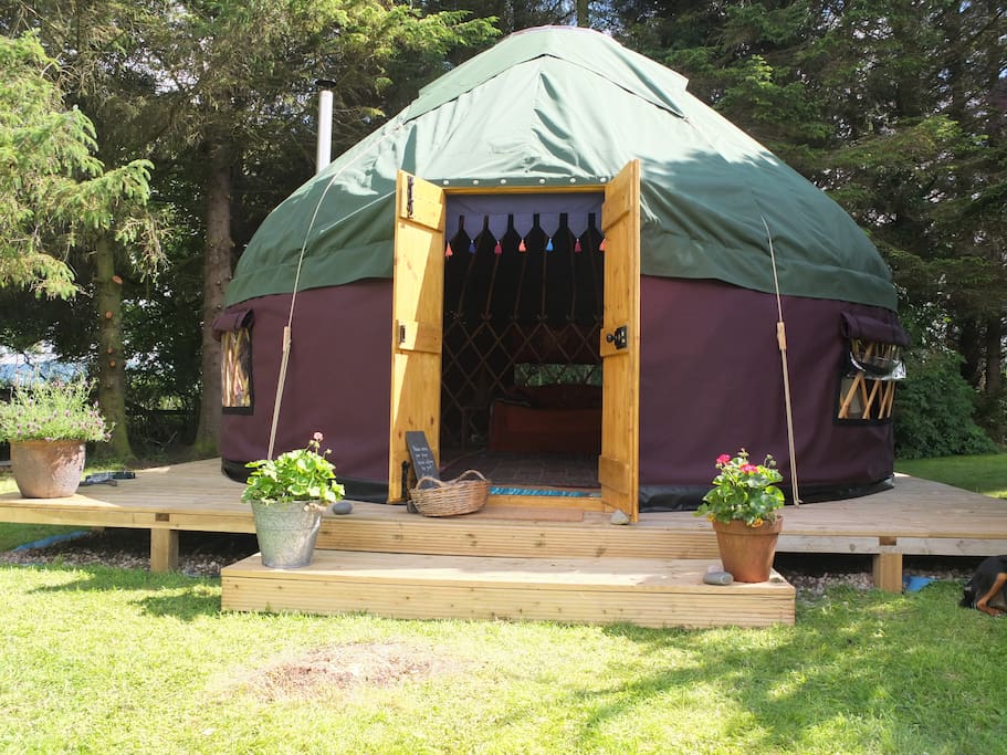 Welcome to the yurt!