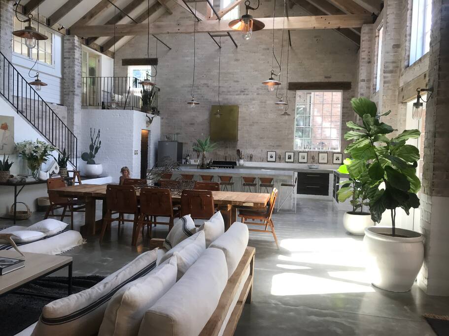 Kitchen // Dining// Living
