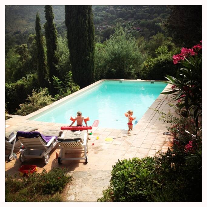 The swimming pool