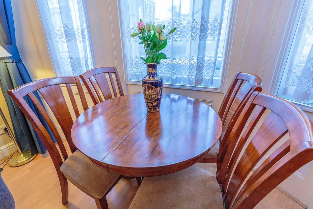 Dining for up to four people