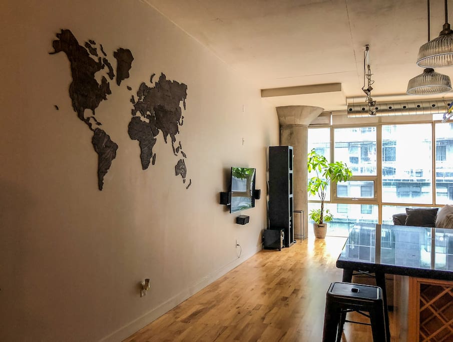 Oversized wall art
