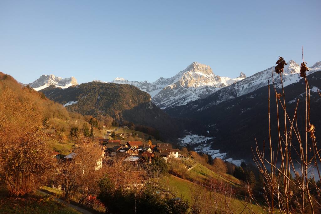 Vue sur le village