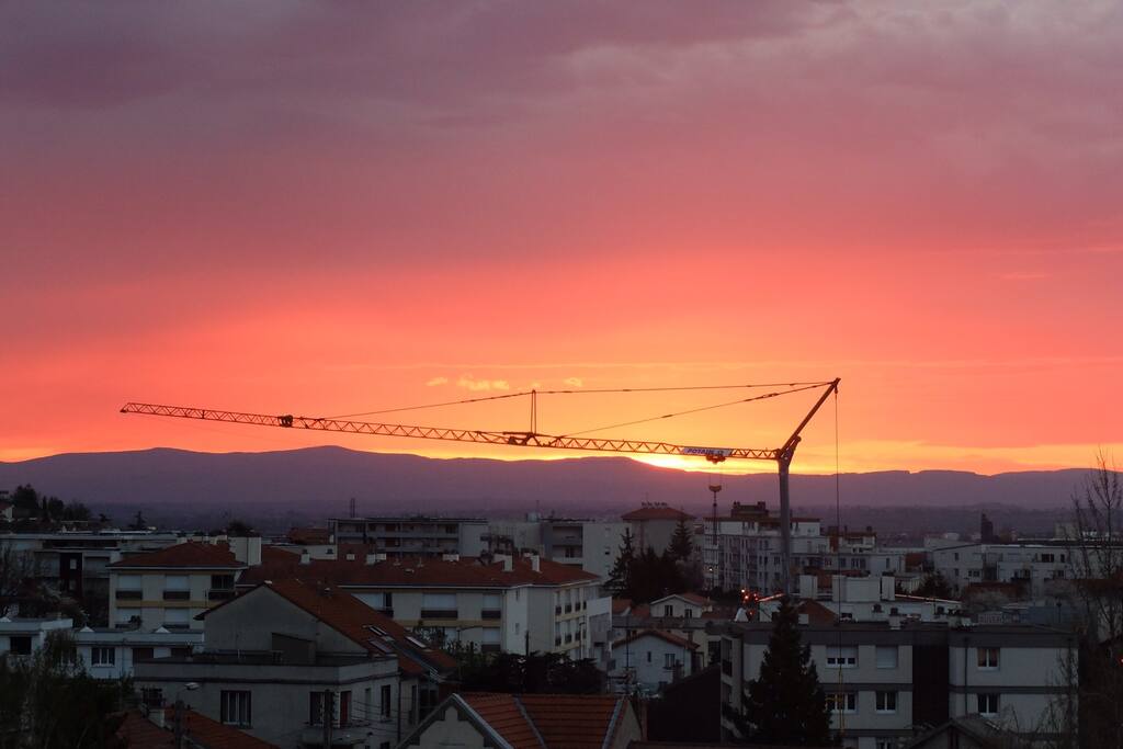 Vue au matin de la cuisine