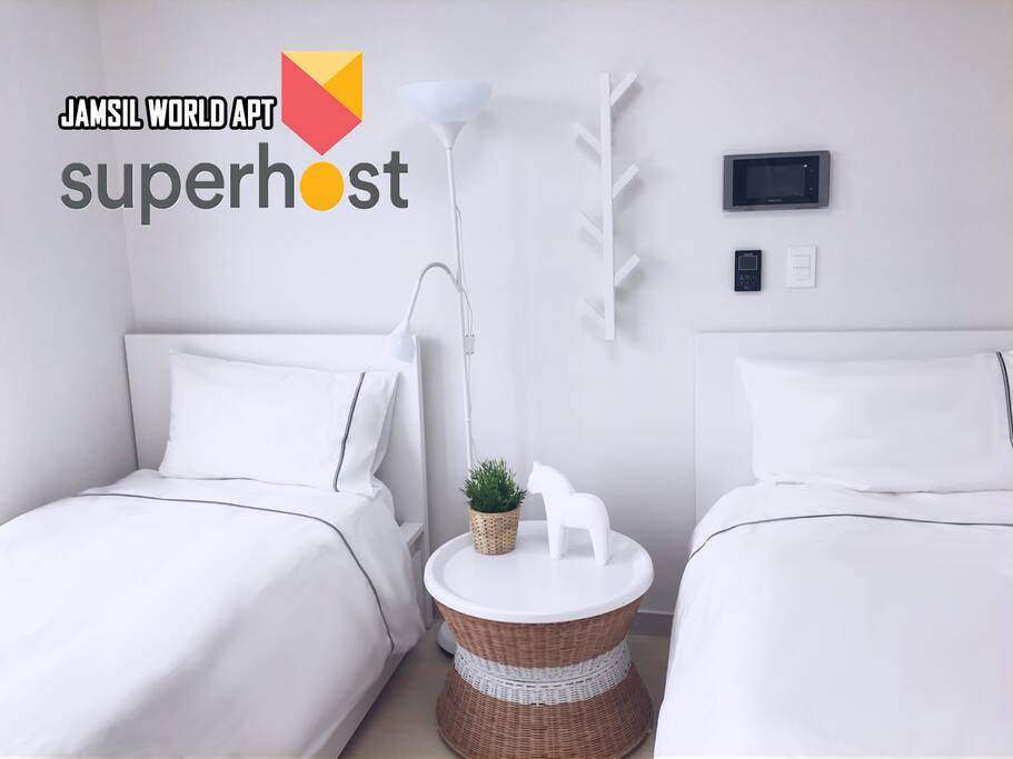Tidy bedrooms and clean bedding with warm sunshine throughout the day