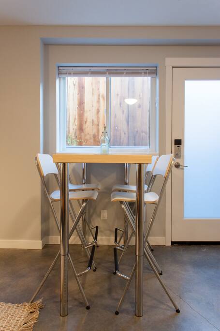 Dining table for four