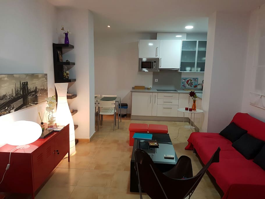 Salón y cocina