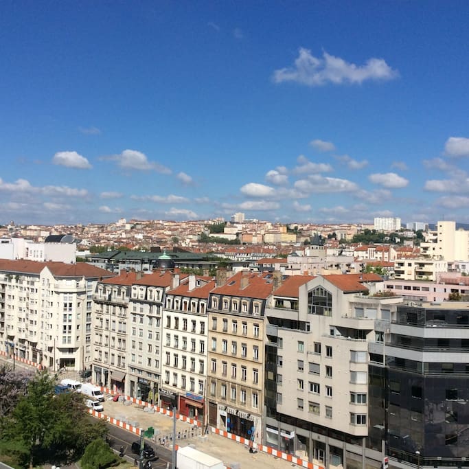 Vue du balcon Est