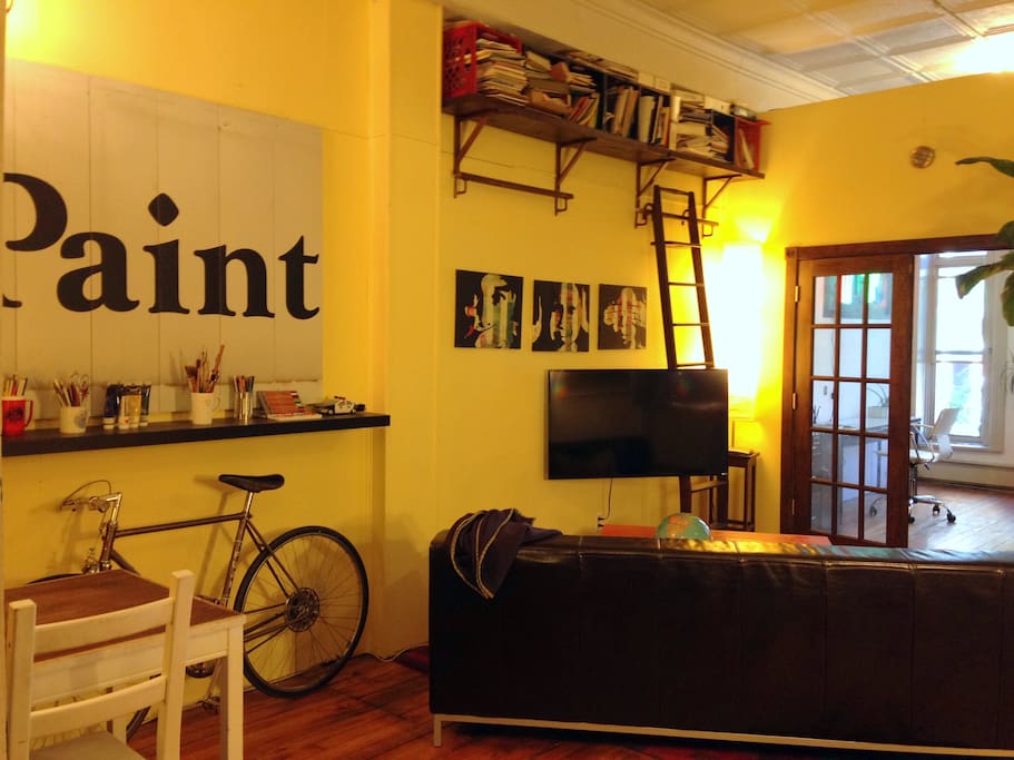 Relax in the place or take a bike out on through the city!