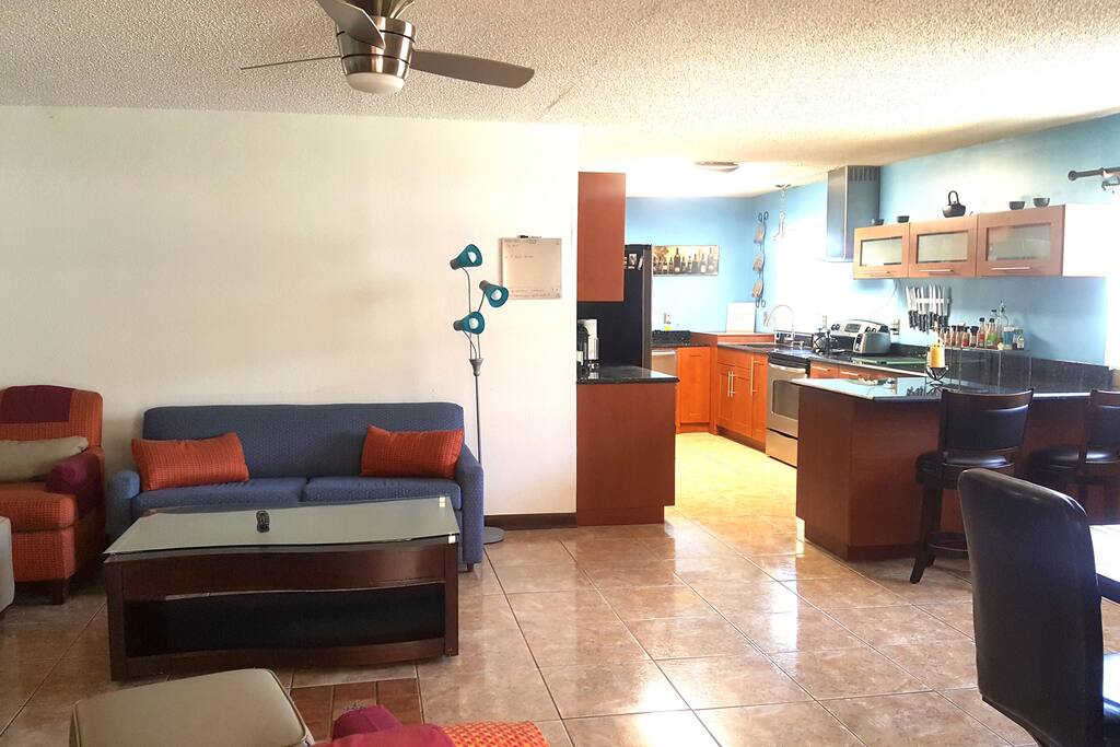 Living Room and Kitchen