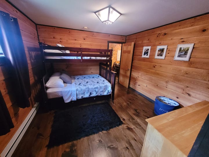 Bedroom 2 - Twin over Full Bunk with additional twin trundle!