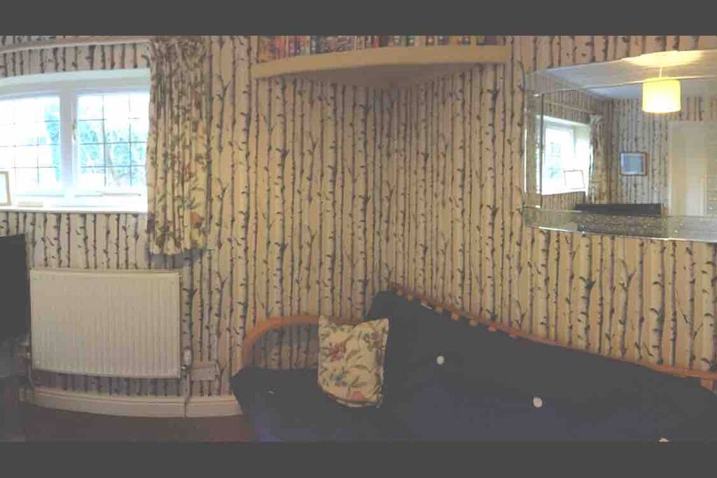 downstairs snug with sofa bed