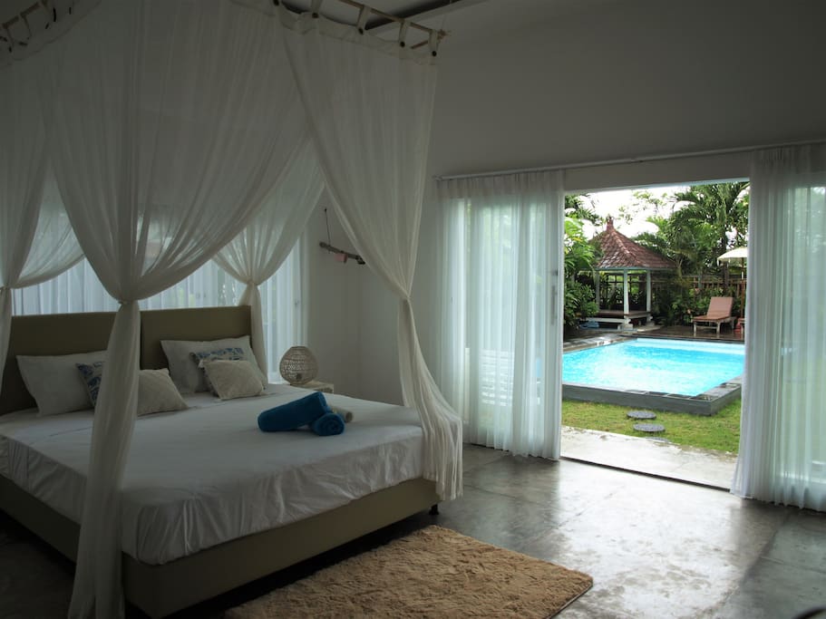 your room with direct pool access