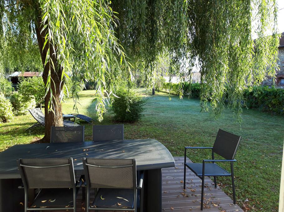 Vue sur le jardin