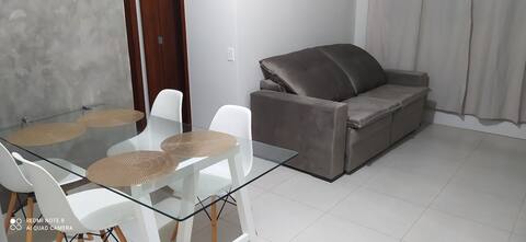 Furnished apartment, comfortable, 5 min. Downtown
