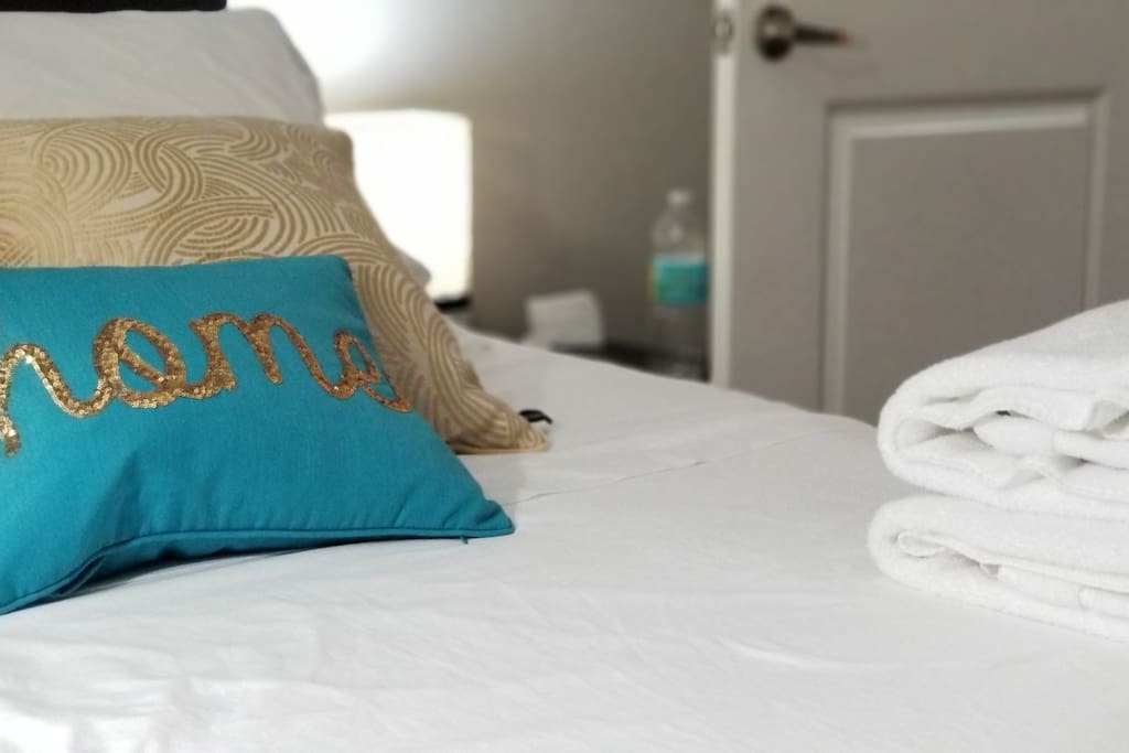 Close up of the Linens