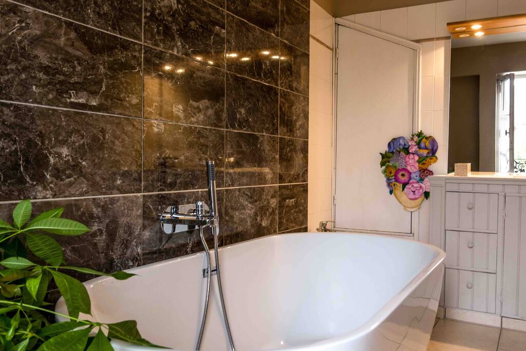 Ensuite with bath and shower